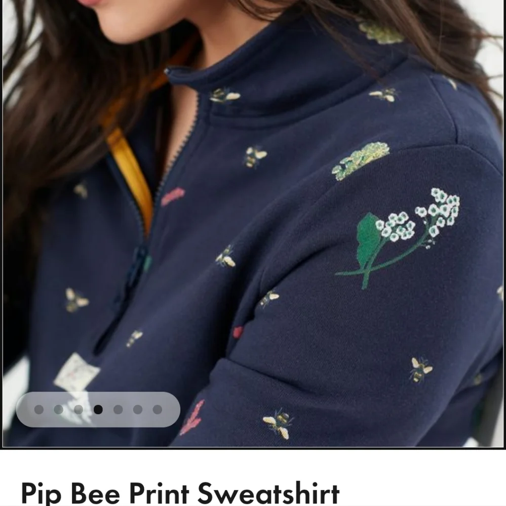JOULES Pip Bee Print Sweatshirt - Picture 3 of 5